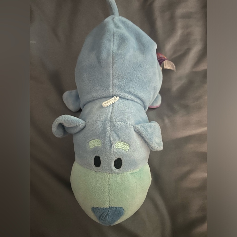 FlipAZoo Plush Purple Elephant Blue Puppy Dog Stuffed Animal Toy 11"
